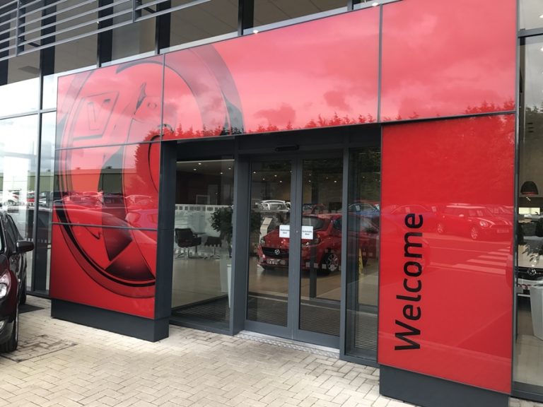 Vauxhall Car dealership - Project Signs Bradford Signage